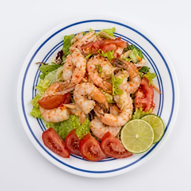 Loaded Shrimp Salad Special.